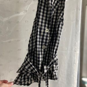 Gingham Wrapped halter